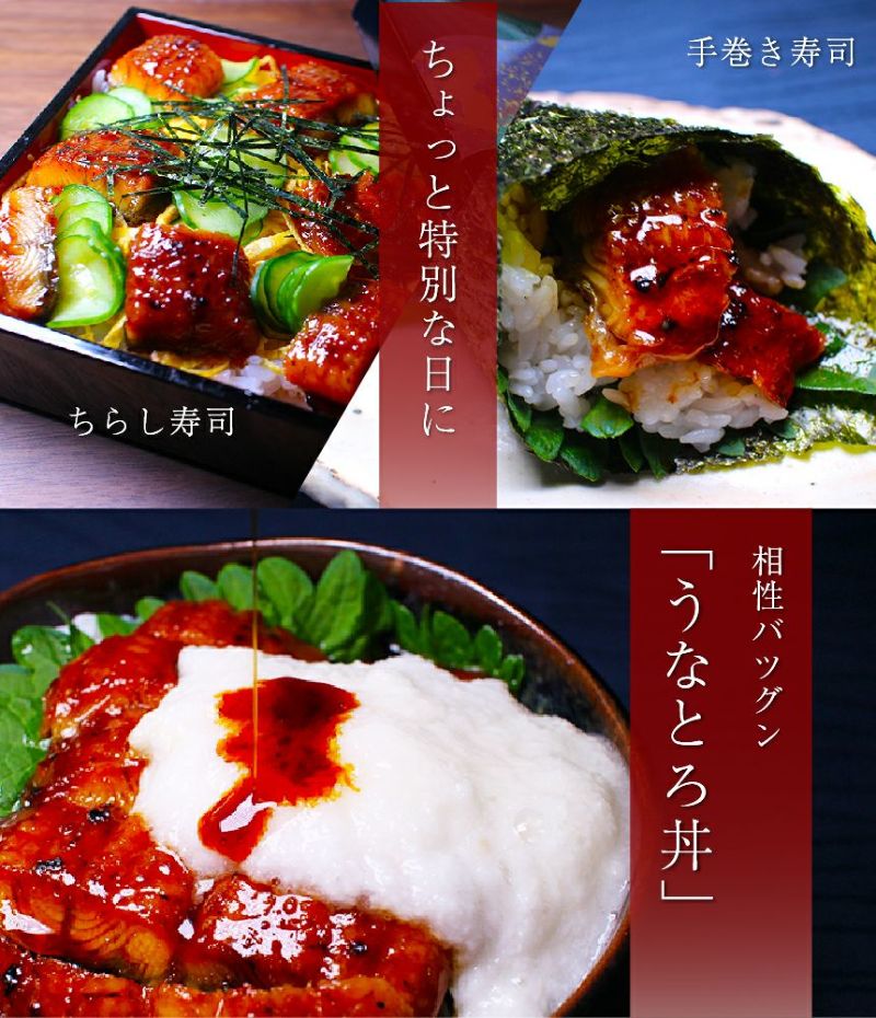 早割200円OFF】 父の日 ギフト 特大うなぎ蒲焼(185g～215g）x2