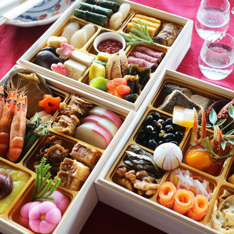 2025年 ざこば おせち 3段重 3～4人前 お正月 おせち料理