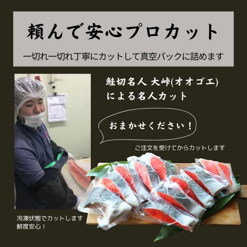 天然紅鮭「べっぴんさん」ぽっちゃり プロカット約1.1kg 【送料無料